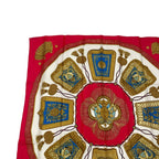 Hermes Carre 90 Scarf Silk Saber Decorative Bag Poste Et Cavalerie Red — view 2