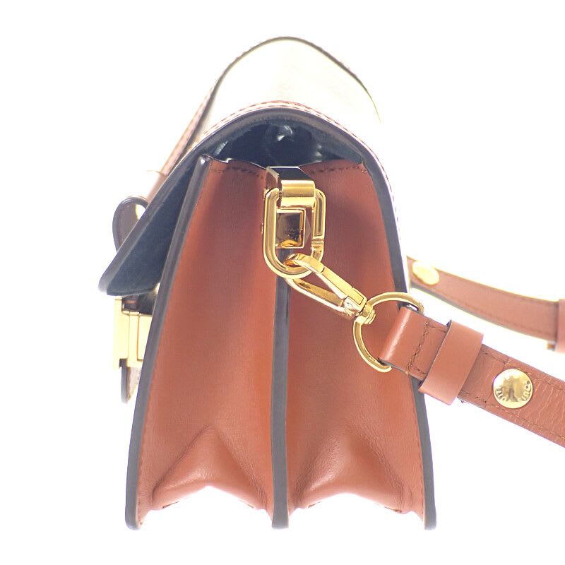 Louis Vuitton Dauphine Mini Monogram Shoulder Bag Canvas Brown — view 7