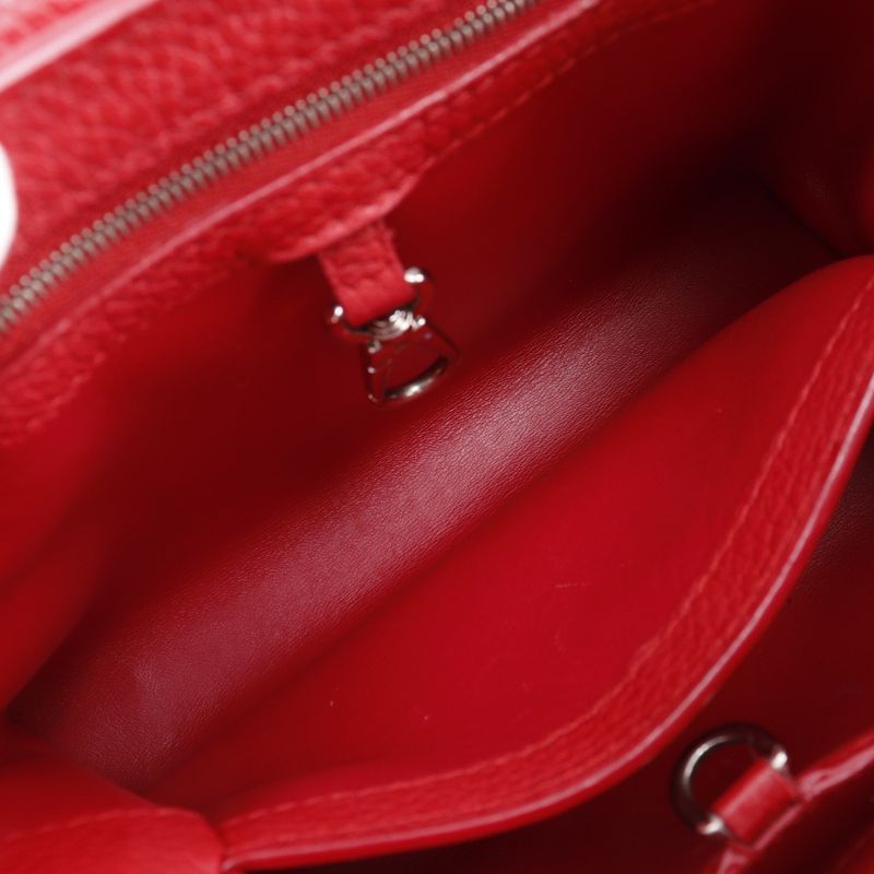 Louis Vuitton Capucines BB 2-Way Shoulder Taurillon Leather Red Tr2135 — view 7