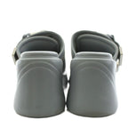 Bottega Veneta Flash Sandals Heel Nylon Leather 36 Light Blue AN16 — view 3
