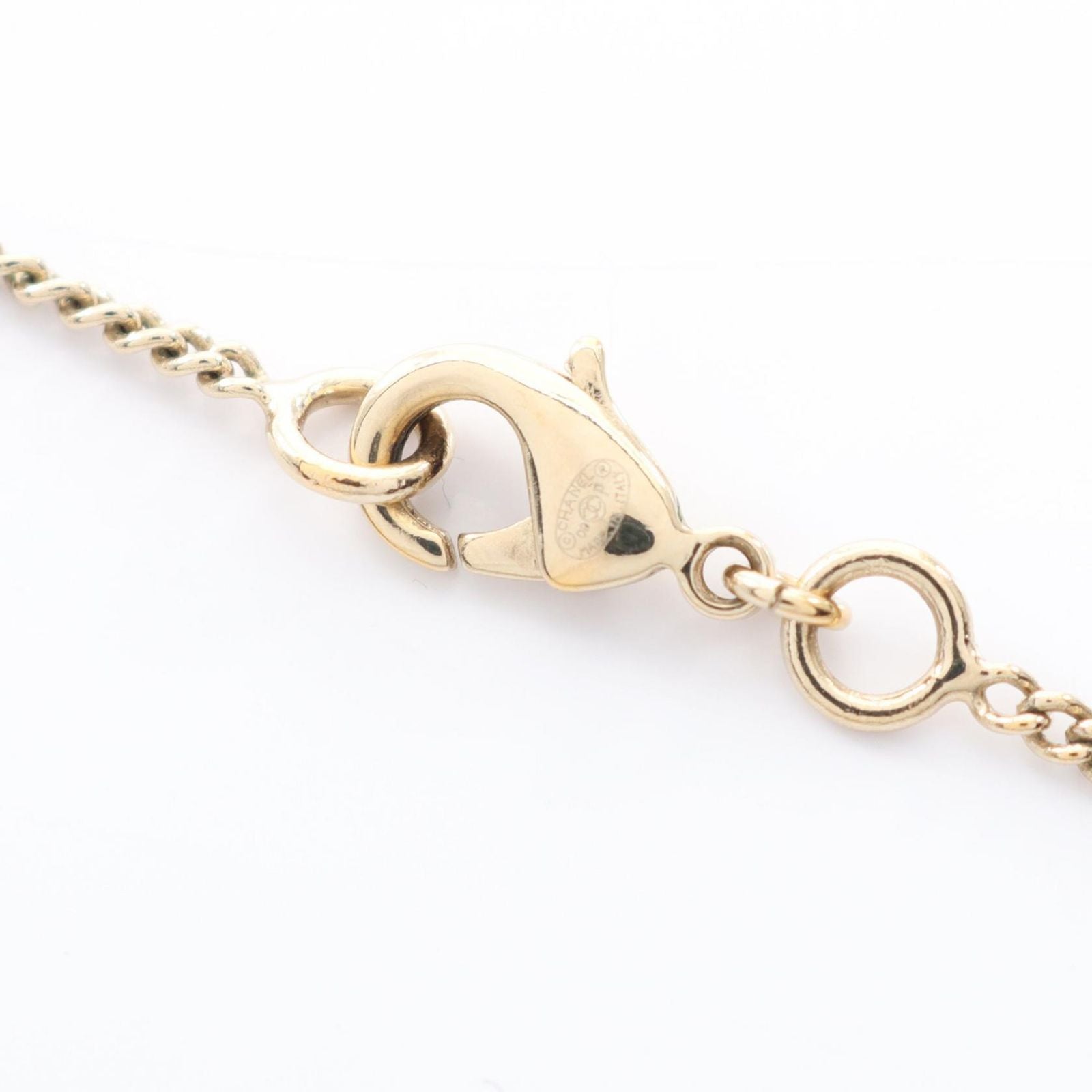 Chanel Necklace Heremark Quilted GP — view 5