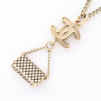 Chanel Necklace Heremark Quilted GP — view 3