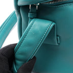 Prada Shoulder Bag Signeau 1 Bc165 Emerald Green Leather — view 5