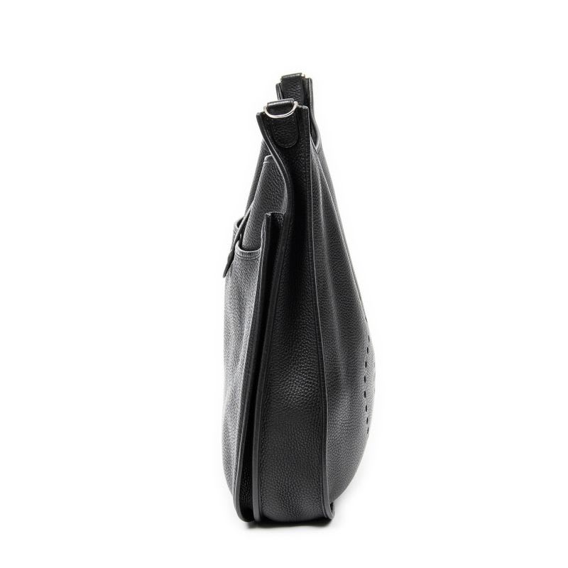 Hermes Evelyne II Black Clemence Leather — view 5