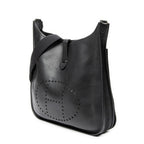Hermes Evelyne II Black Clemence Leather — view 3