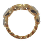 Christian Dior 30 Montaigne Ring M Size R2513 Womcy d03 S GP Metal Crystal — view 6