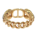 Christian Dior 30 Montaigne Ring M Size R2513 Womcy d03 S GP Metal Crystal — view 3