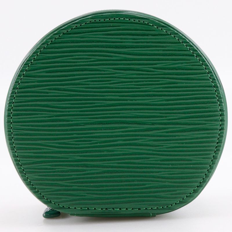 Louis Vuitton Ecrin Bijou 12 Jewelry Case Pouch Epi Leather Borneo Green — view 6