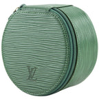 Louis Vuitton Ecrin Bijou 12 Jewelry Case Pouch Epi Leather Borneo Green — view 2