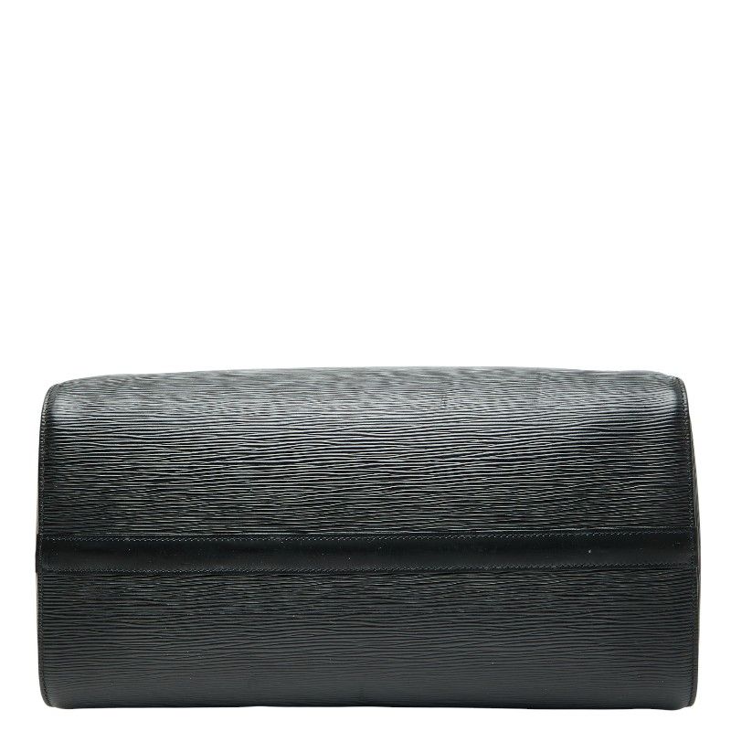 Louis Vuitton Epi Speedy 35 Handbag Boston Bag Noir Black Leather — view 3