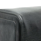 Louis Vuitton Epi Speedy 35 Handbag Boston Bag Noir Black Leather — view 7