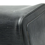 Louis Vuitton Epi Speedy 35 Handbag Boston Bag Noir Black Leather — view 4