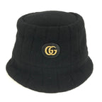 Gucci Hat Double G Wool Black — view 2