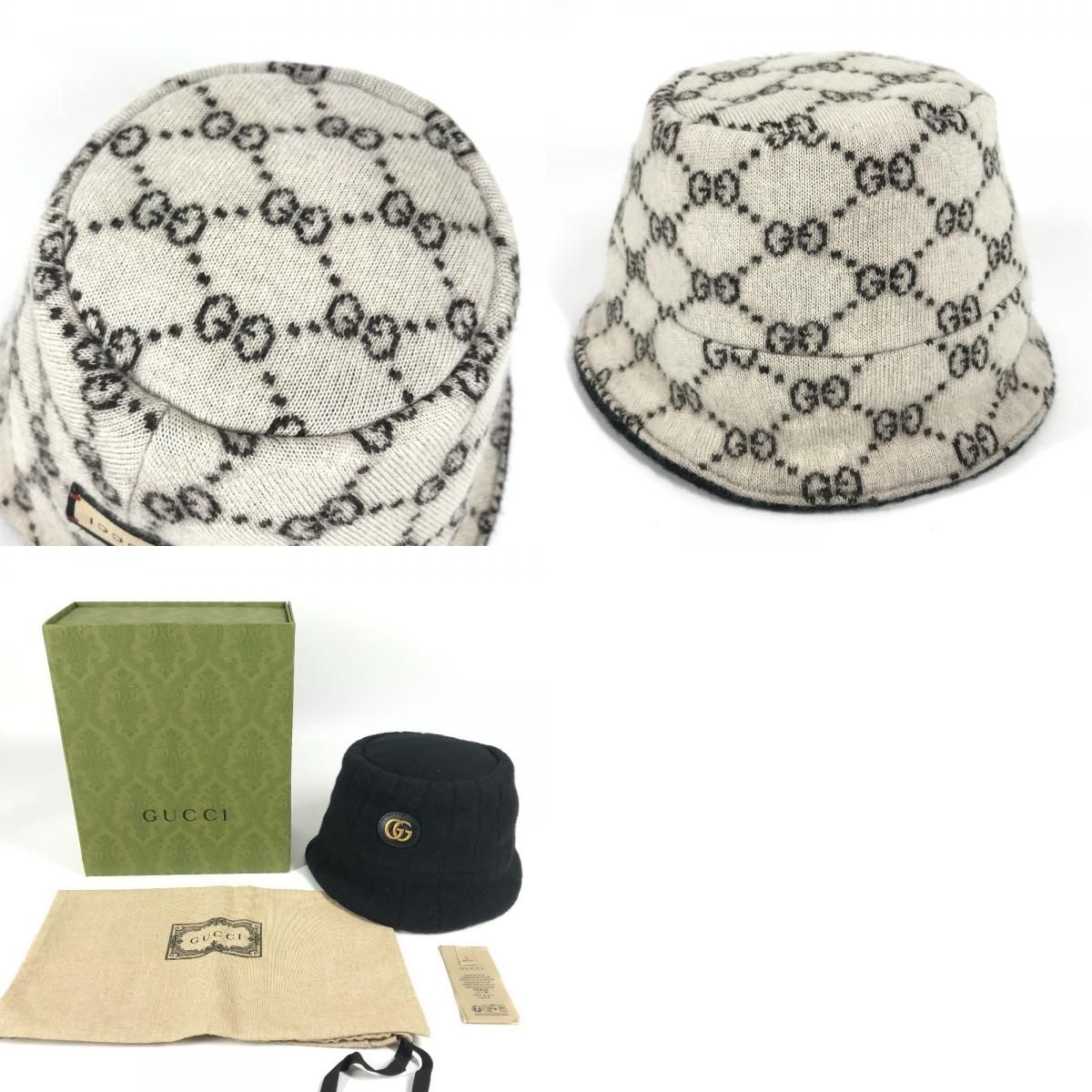 Gucci Hat Double G Wool Black — view 9