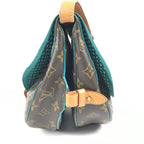 Louis Vuitton Shoulder Bag Floresomur Monogram Canvas Turcoise Blue — view 3