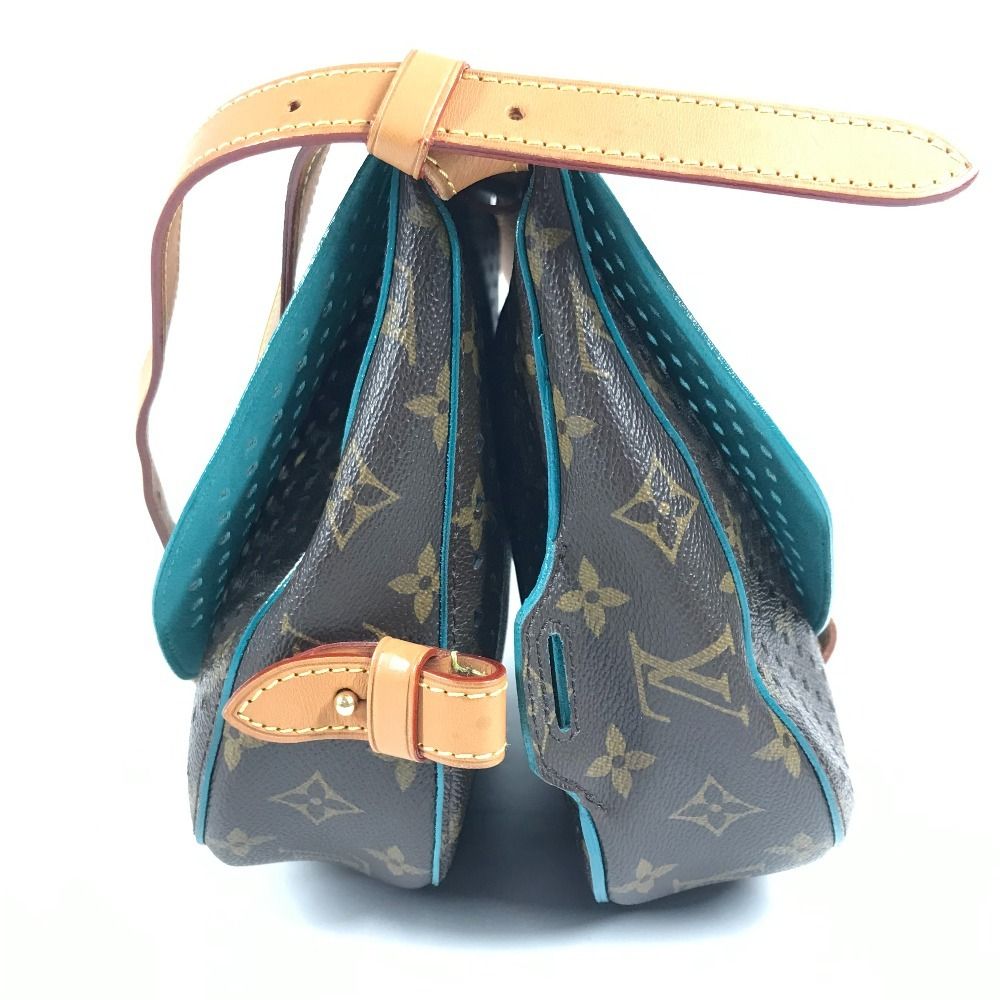 Louis Vuitton Shoulder Bag Floresomur Monogram Canvas Turcoise Blue — view 4