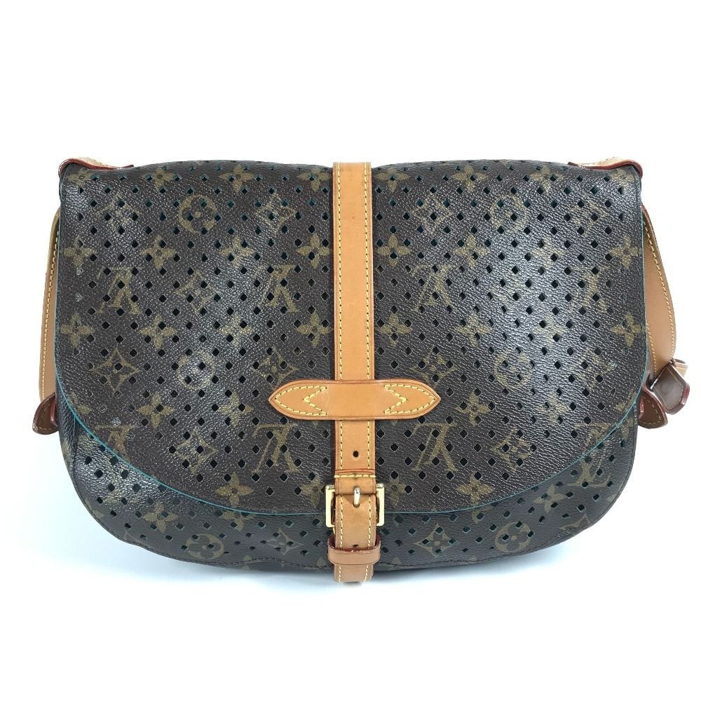 Louis Vuitton Shoulder Bag Floresomur Monogram Canvas Turcoise Blue — view 2