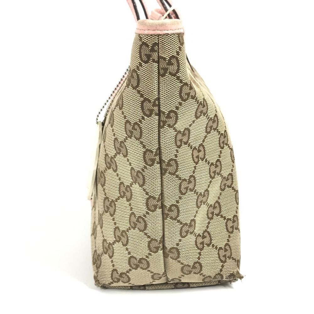 Gucci Handbag Papagallo Parrot GG Canvas Leather Pink — view 3