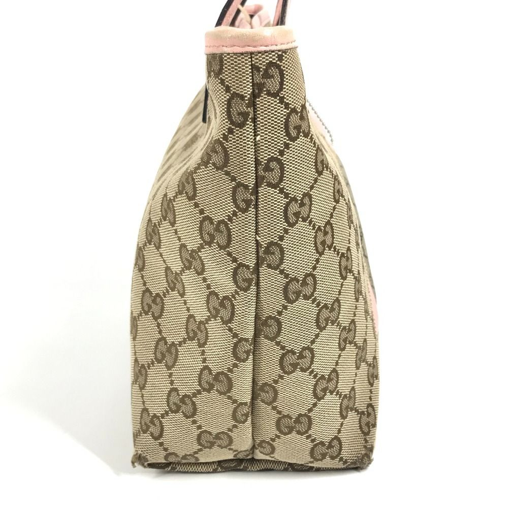 Gucci Handbag Papagallo Parrot GG Canvas Leather Pink — view 4