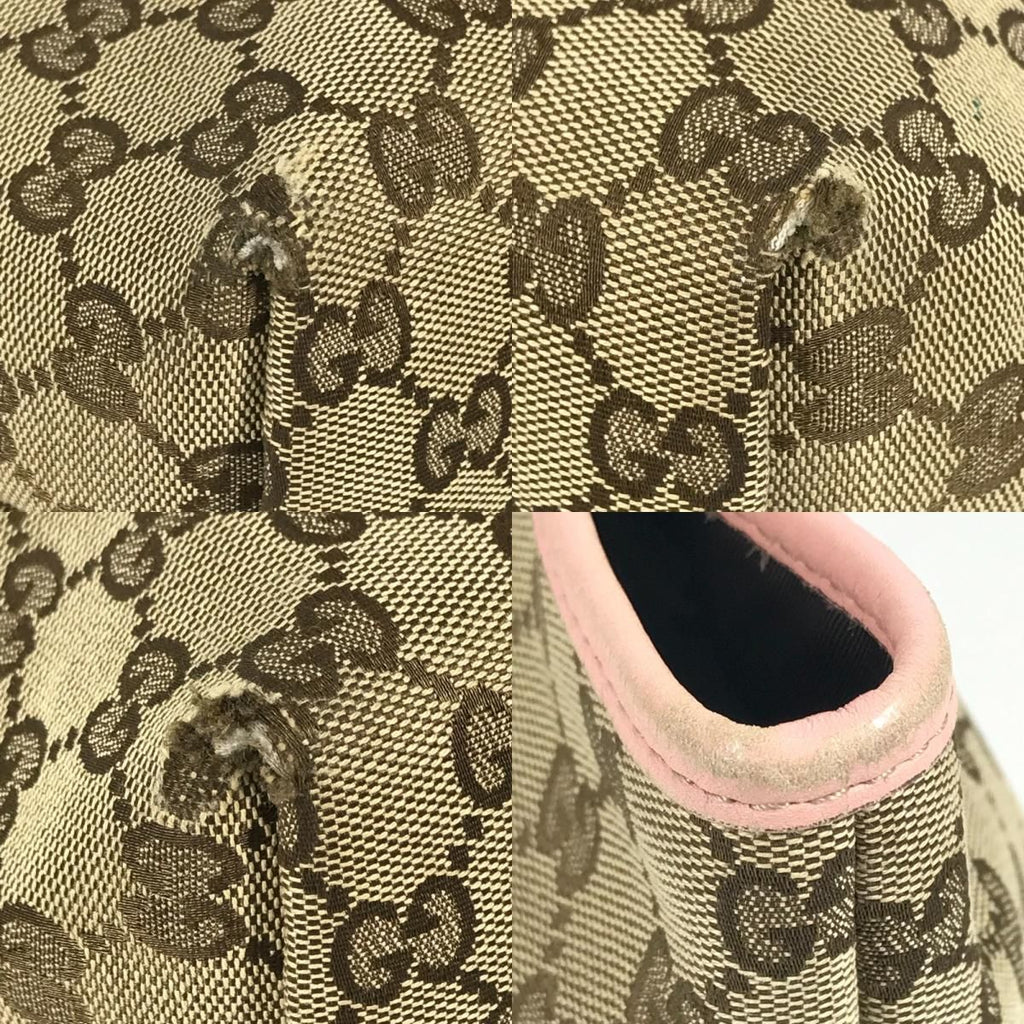 Gucci Handbag Papagallo Parrot GG Canvas Leather Pink — view 7