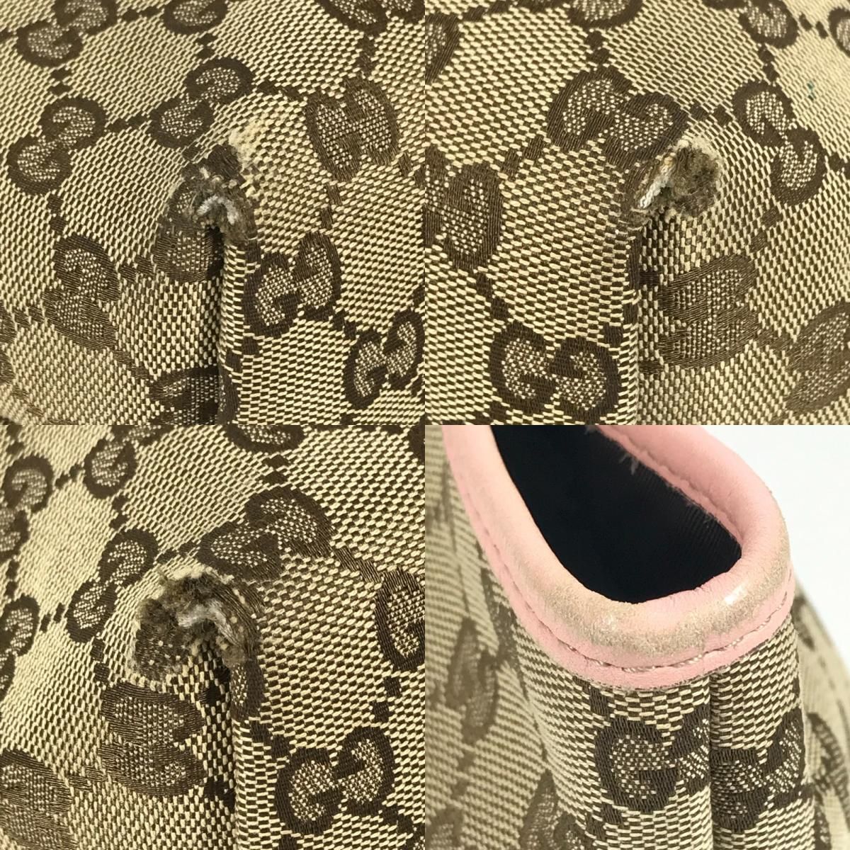 Gucci Handbag Papagallo Parrot GG Canvas Leather Pink — view 7