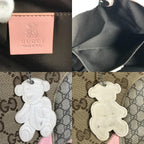 Gucci Handbag Papagallo Parrot GG Canvas Leather Pink — view 9