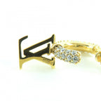 Louis Vuitton Earrings Hoop/ Iconic Metal Strass — view 8
