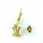 Louis Vuitton Earrings Hoop/ Iconic Metal Strass — view 7