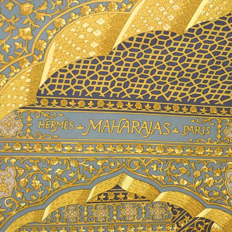 Hermes CARE 90 Splendeur DES Maharajas Splendor India Scarf Silk — view 3