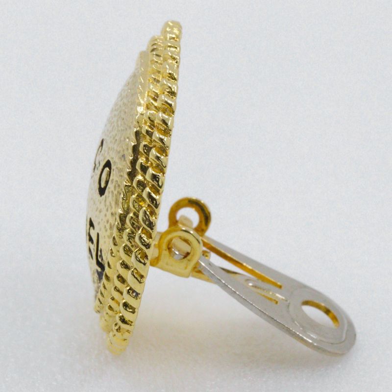 Chanel Coco Vintage Gold Plated 18.6 g Earrings — view 7