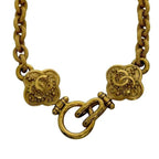 Chanel Necklace Gold Black Coco Mark GP 06 — view 6