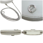 Prada Shoulder Bag White 1 Na003 Round Chain