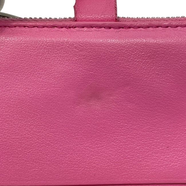 Bottega Veneta Bifold Wallet Pink Intrecciato Hook Leather — view 7