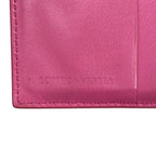 Bottega Veneta Bifold Wallet Pink Intrecciato Hook Leather — view 8