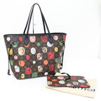 Louis Vuitton Fornasetti Neverfull MM Monogram Cameo Tote Bag S Rank — view 7