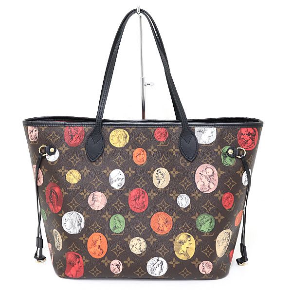 Louis Vuitton Fornasetti Neverfull MM Monogram Cameo Tote Bag S Rank — view 3