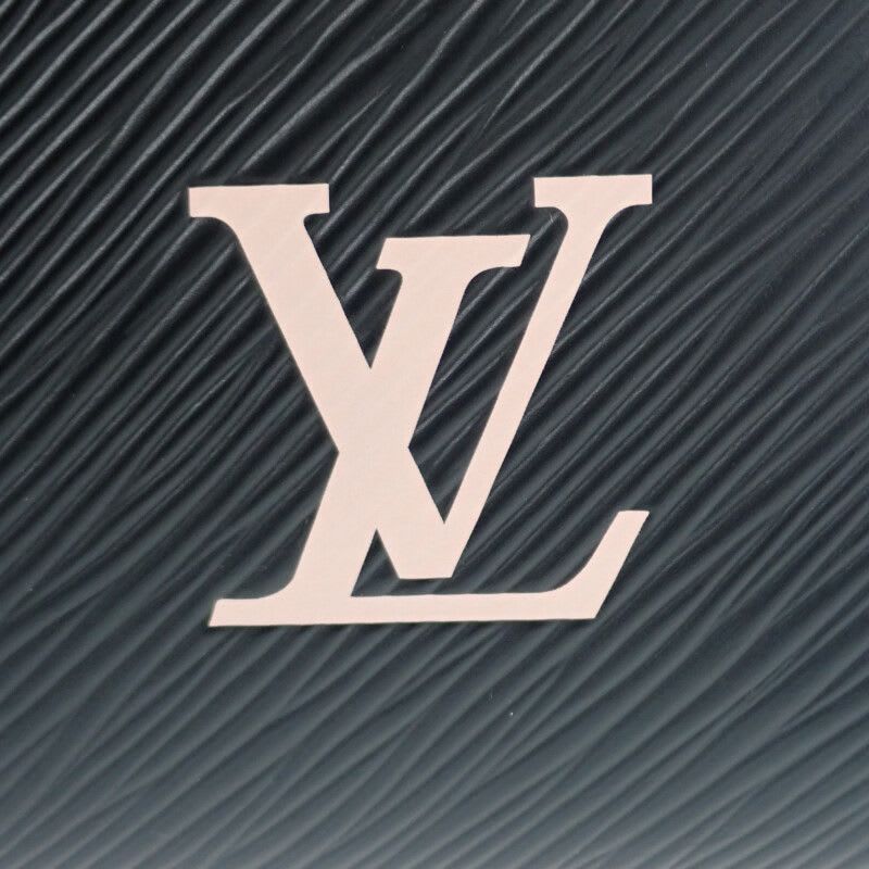 Louis Vuitton Sac Plat BB Epi 2-Way Bag Black Gold Hardware — view 9