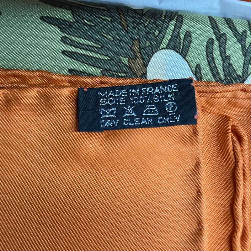 Hermes Scarf Silk Carre 90 Noel Au 24 Faubourg Christmas — view 9