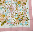 Hermes Scarf Silk Carre 90 Romantique Romantic Pink — view 6