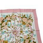 Hermes Scarf Silk Carre 90 Romantique Romantic Pink — view 4