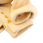 Chanel Coco Mark Shawl Collar Other Jackets Ivory Care Tag None — view 7