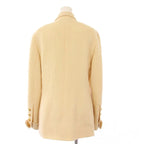 Chanel Coco Mark Shawl Collar Other Jackets Ivory Care Tag None — view 3