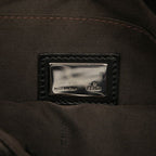 Fendi Zucca Messenger Bag Crossbody 7 Va215 Black Leather Suede — view 5