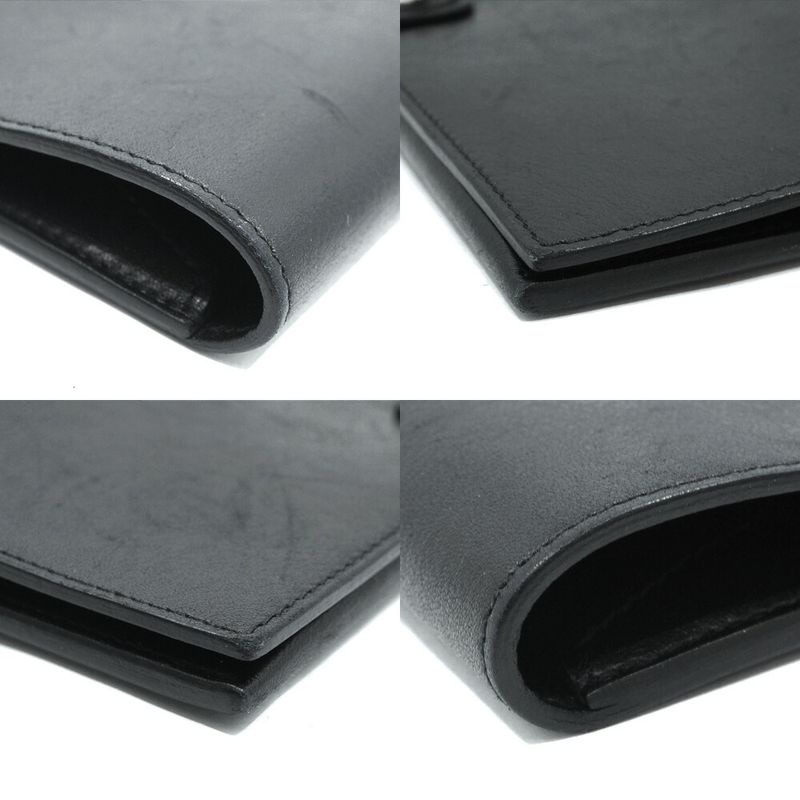 Hermes Ck89 Toutenmain Wallet Black Silver Hardware — view 9