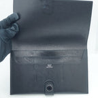 Hermes Ck89 Toutenmain Wallet Black Silver Hardware — view 5