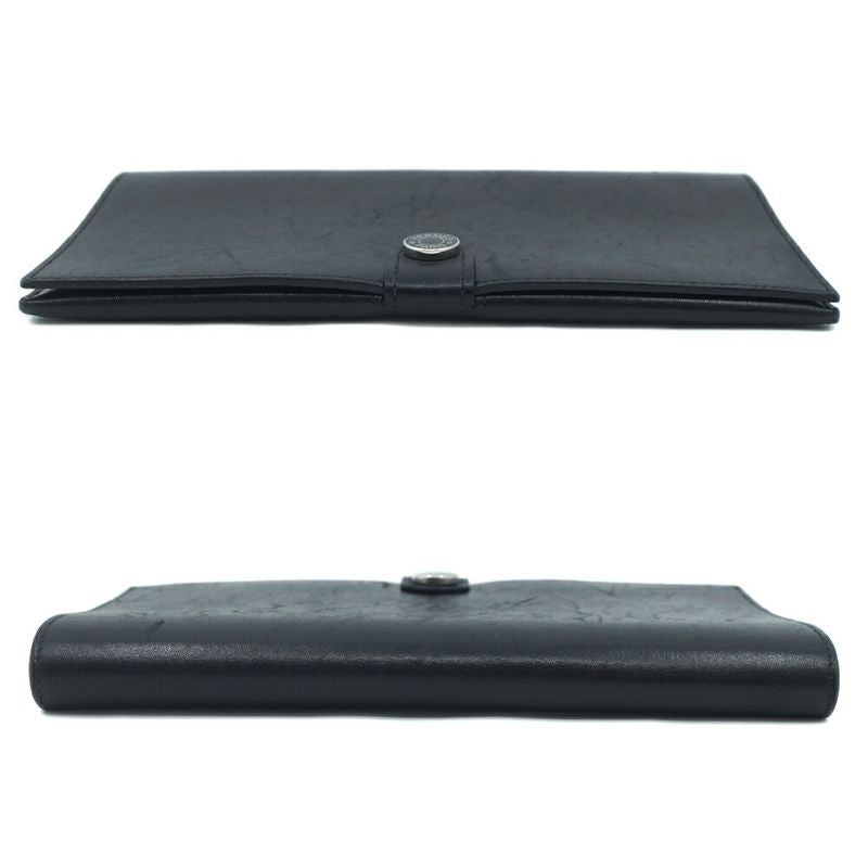 Hermes Ck89 Toutenmain Wallet Black Silver Hardware — view 4