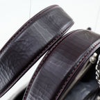 Chanel Grand Shopping Tote XL Quilted Chain Wrinkled Patent — view 5