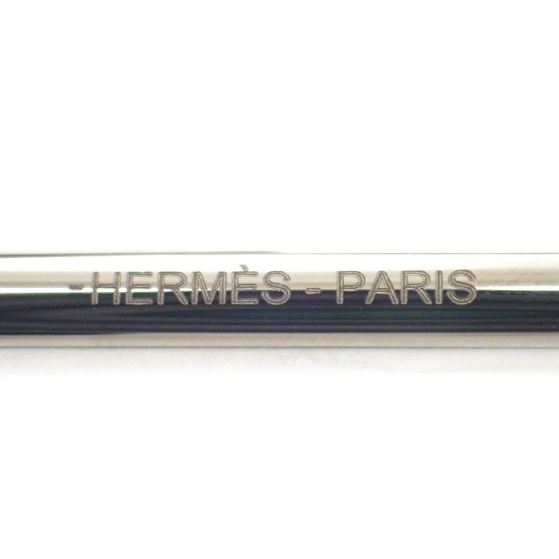 Hermes Etelier Fj00 key Holder Ring Metal Silver Men Women — view 5