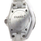 Chanel Watch J12 H2570 8 Point Diamond Index White Shell Dial Ceramic — view 4