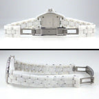 Chanel Watch J12 H2570 8 Point Diamond Index White Shell Dial Ceramic — view 3